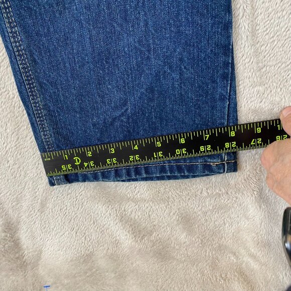 Dickies Mens Carpenter Jeans 30x32 Relaxed Fit Blue Denim Work Pants - Picture 8 of 16